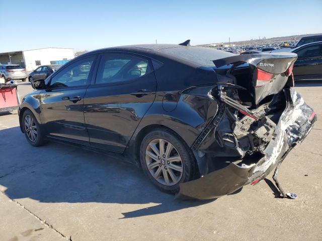 KMHDH4AE9EU210605 - 2014 HYUNDAI ELANTRA SE BLACK photo 2