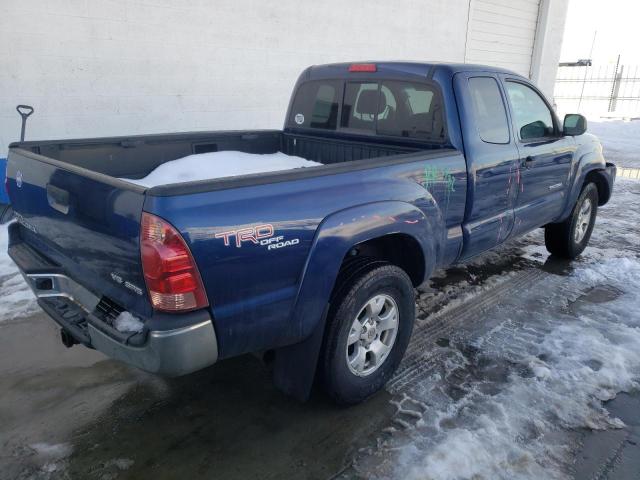 5TEUU42N07Z450568 - 2007 TOYOTA TACOMA ACCESS CAB ლურჯი ფოტო 3