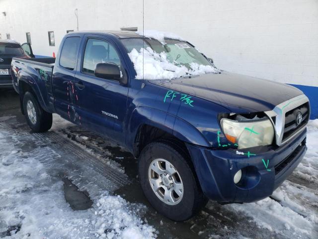 5TEUU42N07Z450568 - 2007 TOYOTA TACOMA ACCESS CAB BLUE photo 4