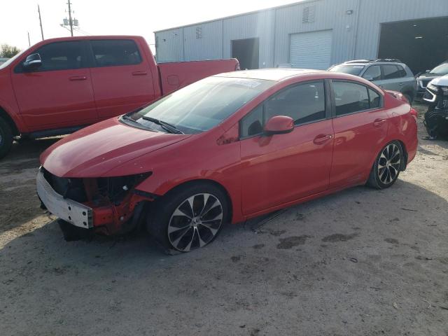 2HGFB6E57DH703335 - 2013 HONDA CIVIC SI RED photo 1