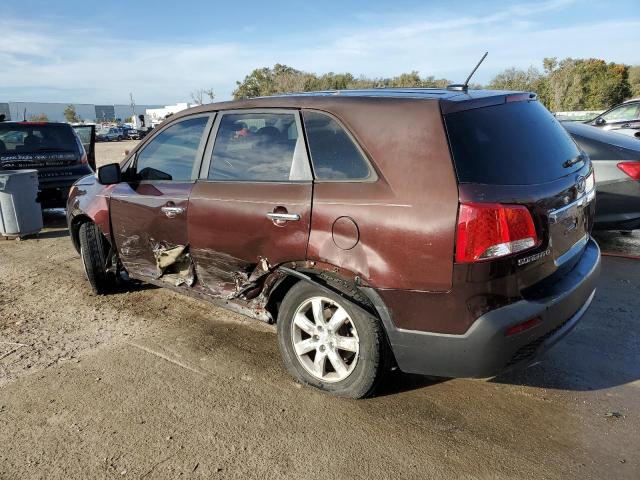 5XYKT3A11BG046510 - 2011 KIA SORENTO BASE BURGUNDY photo 2