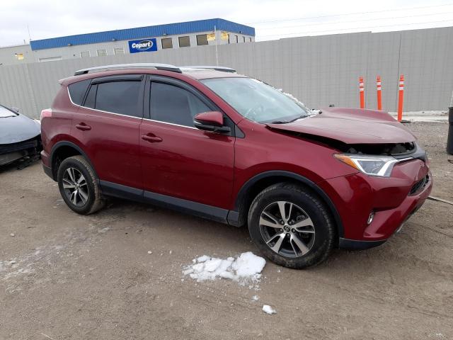 2T3WFREV9JW505341 - 2018 TOYOTA RAV4 ADVENTURE BURGUNDY photo 4