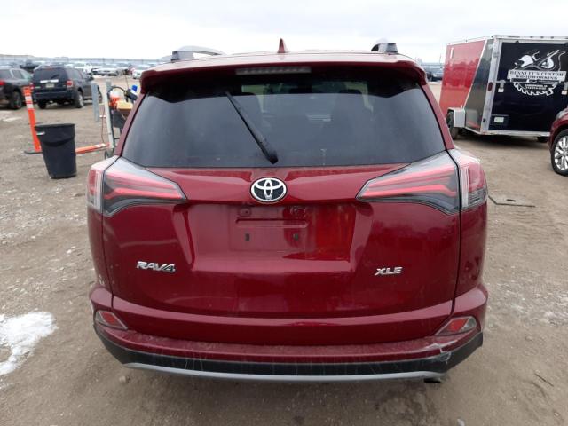 2T3WFREV9JW505341 - 2018 TOYOTA RAV4 ADVENTURE BURGUNDY photo 6