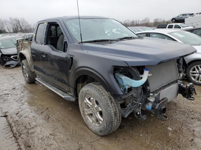 1FTFX1E82NFB21904 - 2022 FORD F150 SUPER CAB BLUE photo 4