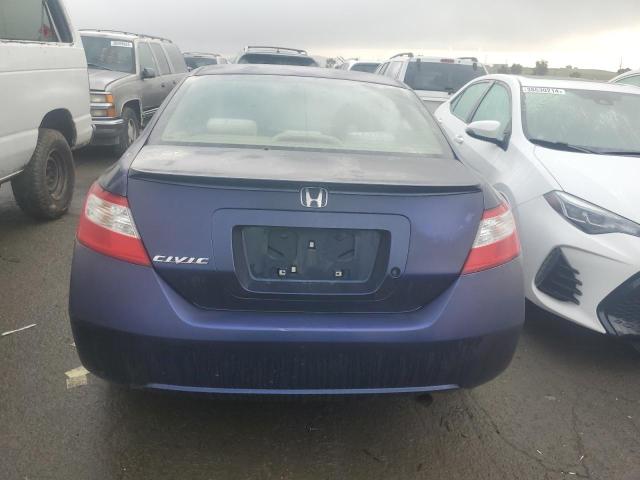 2HGFG12646H529809 - 2006 HONDA CIVIC LX BLUE photo 6