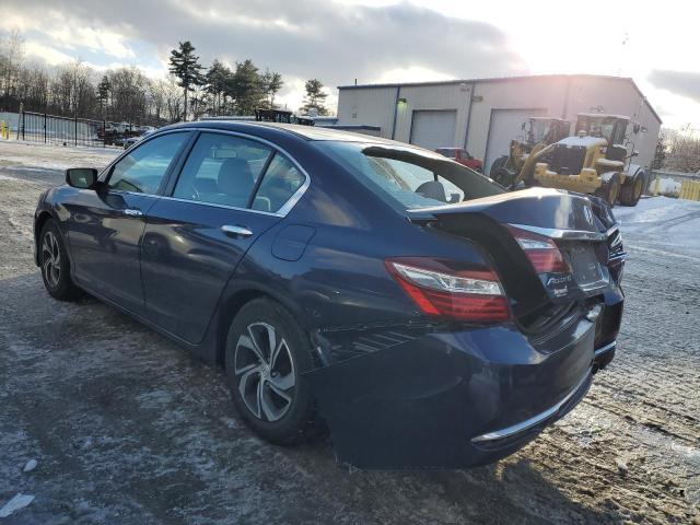 1HGCR2F33HA299992 - 2017 HONDA ACCORD LX BLUE photo 2