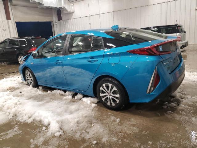 JTDKAMFP4M3169444 - 2021 TOYOTA PRIUS PRIM LE BLUE photo 2