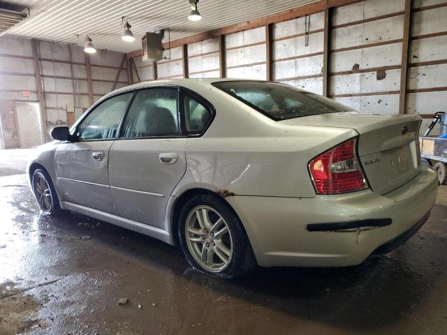 4S3BL616756209388 - 2005 SUBARU LEGACY 2.5I SILVER photo 2