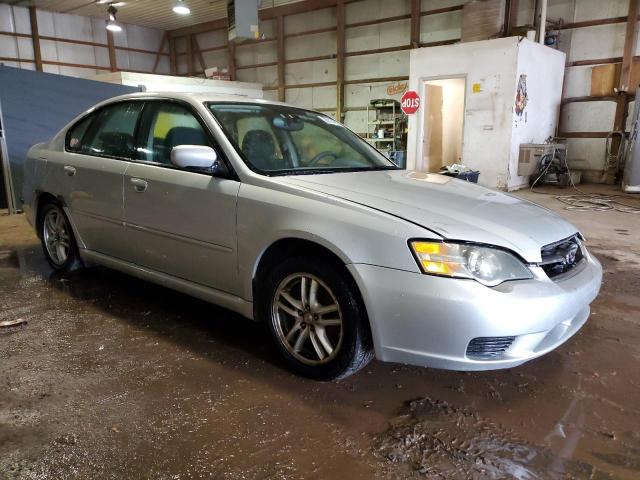 4S3BL616756209388 - 2005 SUBARU LEGACY 2.5I SILVER photo 4