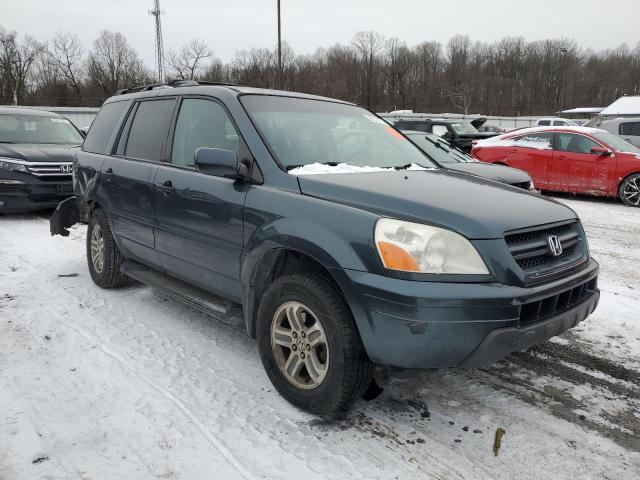 2HKYF18414H601814 - 2004 HONDA PILOT EX BLUE photo 4