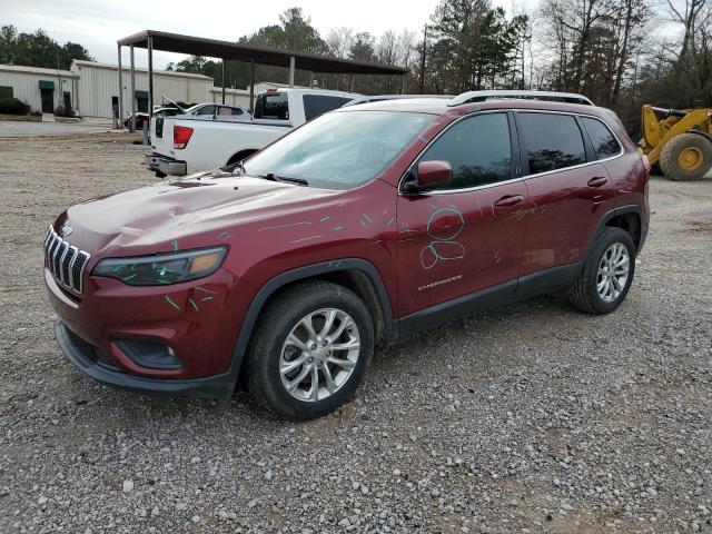 1C4PJLCB5KD147940 - 2019 JEEP CHEROKEE LATITUDE BURGUNDY photo 1