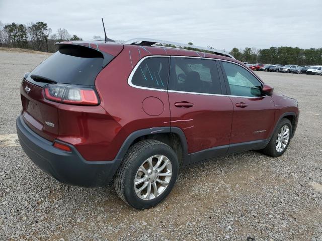 1C4PJLCB5KD147940 - 2019 JEEP CHEROKEE LATITUDE BURGUNDY photo 3