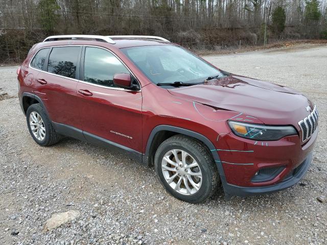 1C4PJLCB5KD147940 - 2019 JEEP CHEROKEE LATITUDE BURGUNDY photo 4