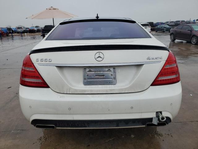 WDDNG9EB7DA535820 - 2013 MERCEDES-BENZ S 550 4MATIC WHITE photo 6