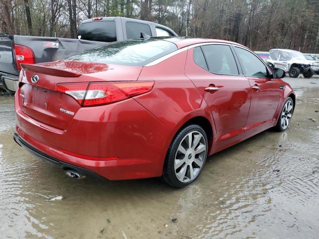 5XXGR4A60DG110386 - 2013 KIA OPTIMA SX RED photo 3