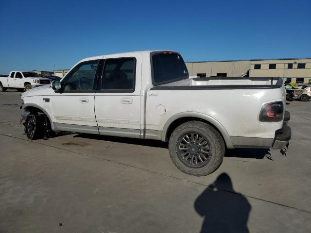 1FTRW08L41KF80895 - 2001 FORD F150 SUPERCREW WHITE photo 2