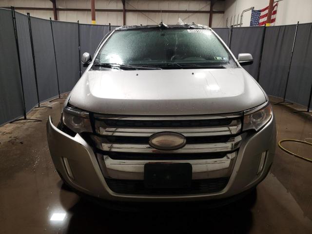 2FMDK4KC5EBA00944 - 2014 FORD EDGE LIMITED SILVER photo 5