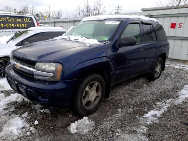 1GNDT13S372116133 - 2007 CHEVROLET TRAILBLAZE LS BLUE photo 1