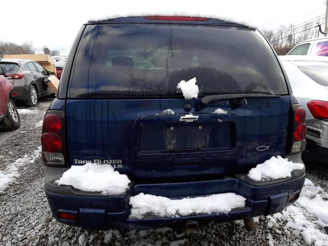 1GNDT13S372116133 - 2007 CHEVROLET TRAILBLAZE LS BLUE photo 6