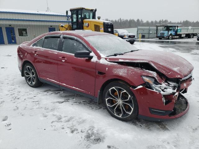 1FAHP2KT7DG135545 - 2013 FORD TAURUS SHO RED photo 4