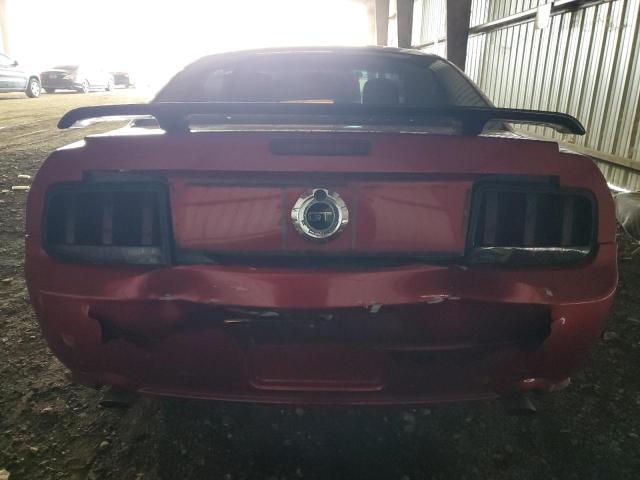 1ZVFT82H675268631 - 2007 FORD MUSTANG GT RED photo 6