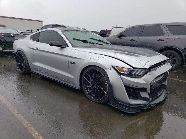 1FA6P8CF7H5221457 - 2017 FORD MUSTANG GT SILVER photo 4