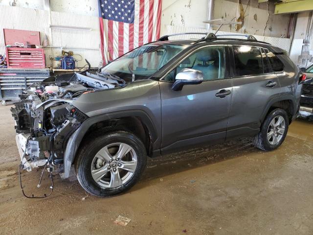 4T3RWRFVXNU058147 - 2022 TOYOTA RAV4 XLE GRAY photo 1