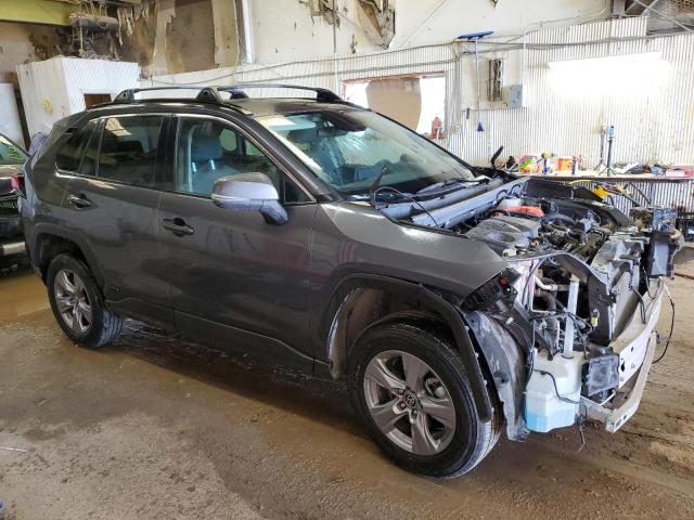 4T3RWRFVXNU058147 - 2022 TOYOTA RAV4 XLE GRAY photo 4