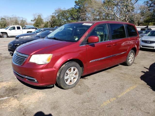 2C4RC1CG9CR174799 - 2012 CHRYSLER TOWN & COU TOURING L MAROON photo 1