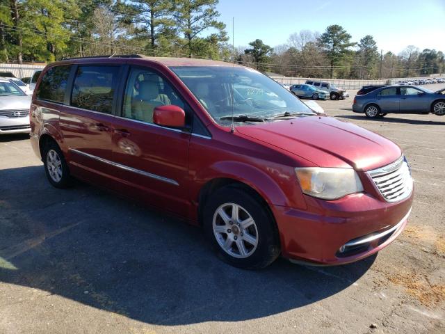 2C4RC1CG9CR174799 - 2012 CHRYSLER TOWN & COU TOURING L MAROON photo 4