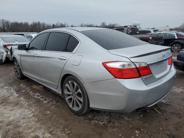 1HGCR2F31DA184348 - 2013 HONDA ACCORD LX SILVER photo 2