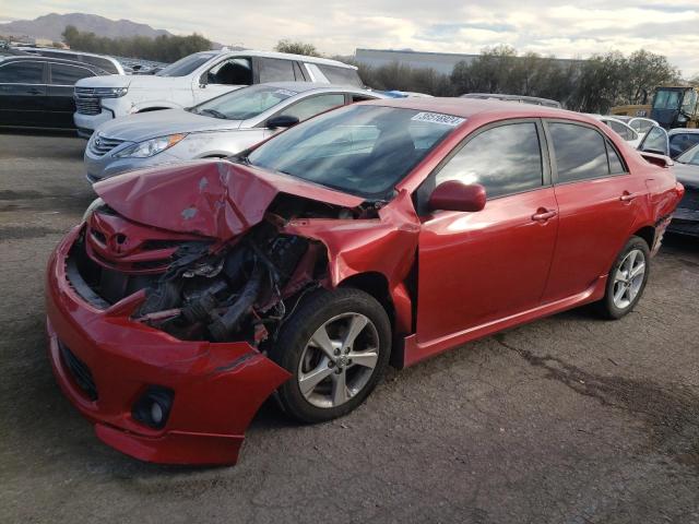 5YFBU4EE9DP103146 - 2013 TOYOTA COROLLA BASE RED photo 1