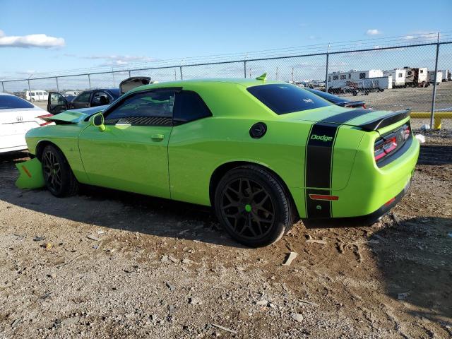 2C3CDZAT9FH702759 - 2015 DODGE CHALLENGER SXT GREEN photo 2