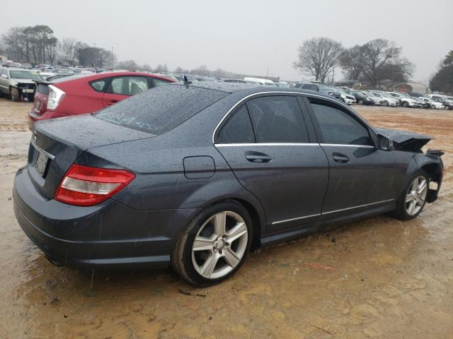 WDDGF5EB0BA460055 - 2011 MERCEDES-BENZ C 300 GRAY photo 3