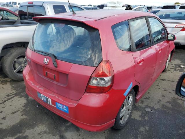 JHMGD38607S028567 - 2007 HONDA FIT S 红色 照片 3