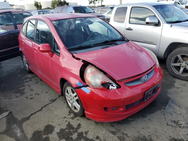 JHMGD38607S028567 - 2007 HONDA FIT S 红色 照片 4