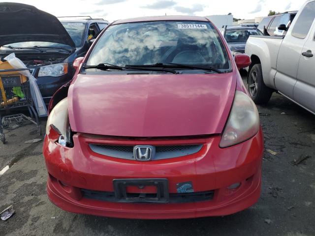 JHMGD38607S028567 - 2007 HONDA FIT S 红色 照片 5