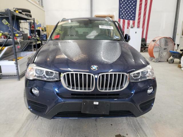 5UXWX9C38H0T17437 - 2017 BMW X3 XDRIVE28I BLUE photo 5