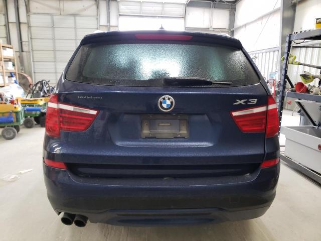 5UXWX9C38H0T17437 - 2017 BMW X3 XDRIVE28I BLUE photo 6