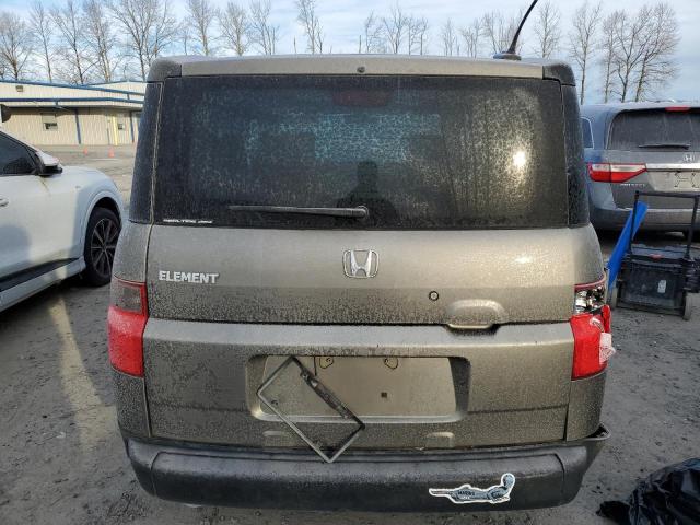 5J6YH27728L011208 - 2008 HONDA ELEMENT EX GRAY photo 6