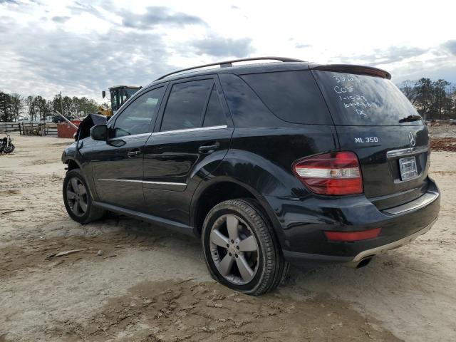 4JGBB8GB9AA540771 - 2010 MERCEDES-BENZ ML 350 4MATIC BLACK photo 2