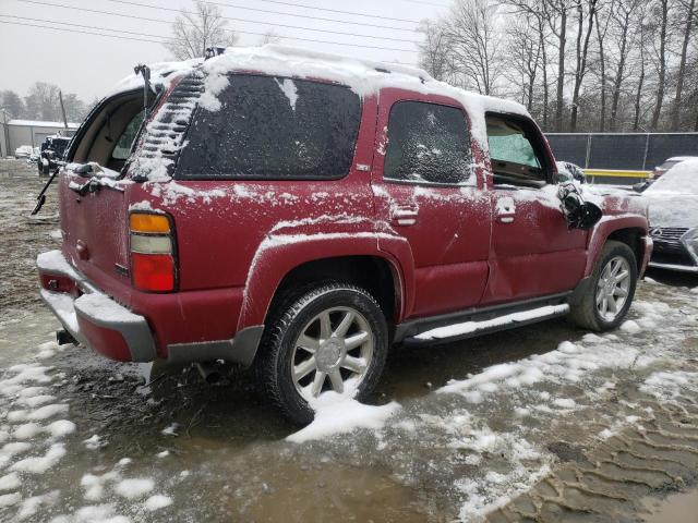 1GNEK13T26R161246 - 2006 CHEVROLET TAHOE K1500 BURGUNDY photo 3