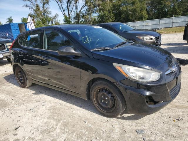 KMHCT5AE7CU012974 - 2012 HYUNDAI ACCENT GLS BLACK photo 4