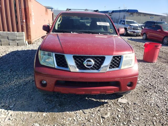 5N1AR18U85C782881 - 2005 NISSAN PATHFINDER LE 红色 照片 5