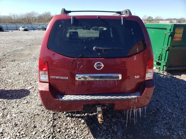 5N1AR18U85C782881 - 2005 NISSAN PATHFINDER LE RED photo 6