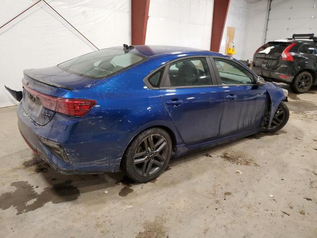 3KPF34AD6LE213153 - 2020 KIA FORTE GT LINE BLUE photo 3