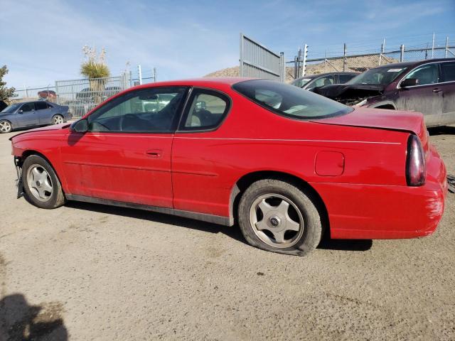 2G1WW12E549267002 - 2004 CHEVROLET MONTE CARL LS RED photo 2