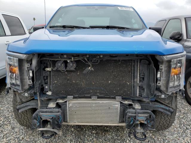 1FTFW1E8XMFA60822 - 2021 FORD F150 SUPERCREW BLUE photo 5