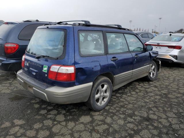 JF1SF655X1G734951 - 2001 SUBARU FORESTER S BLUE photo 3
