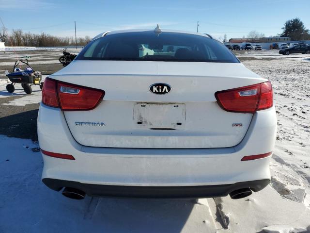 KNAGM4A77F5656761 - 2015 KIA OPTIMA LX WHITE photo 6